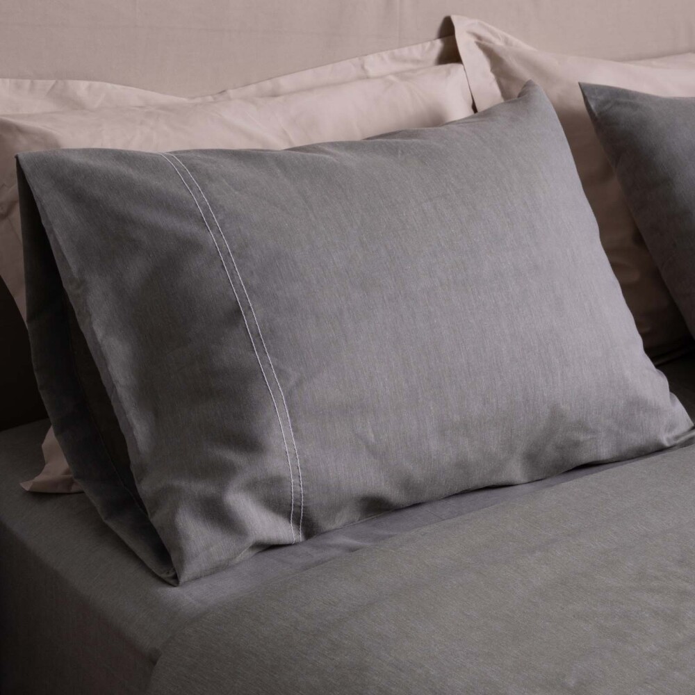 JGO. SÁBANAS 1 PLAZA ALGODON-Y-POLIESTER VERDE CHAMBRAY