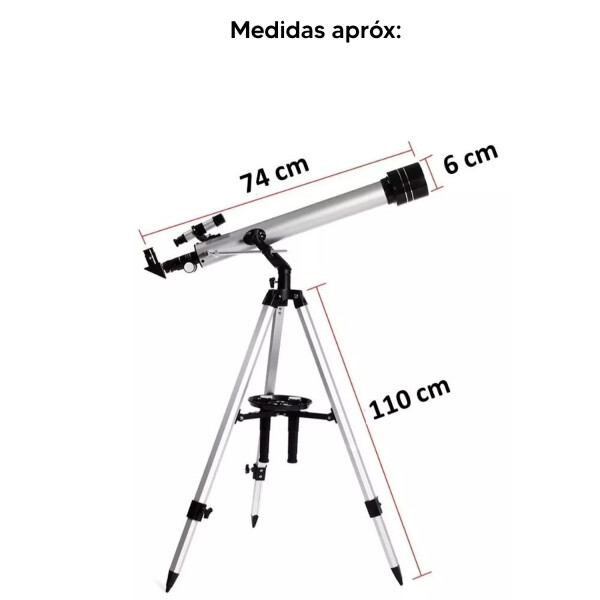 Telescopio Astronómico Profesional F70060 + Trípode TELESCOPIO F70060 VAR1228 525X