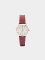 Reloj Correa De Silicona burdeos