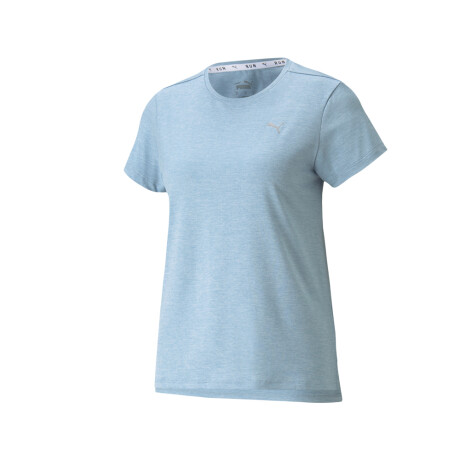 REMERA PUMA RUN FAVORITE HEATHER Light Blue