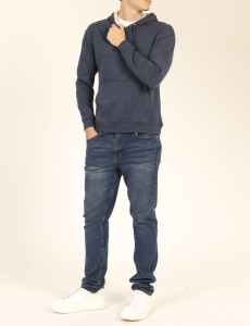 470914 SWEATER CANGURO HARRY Azul Piedra