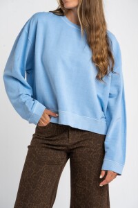 Sweater Algodón Celeste