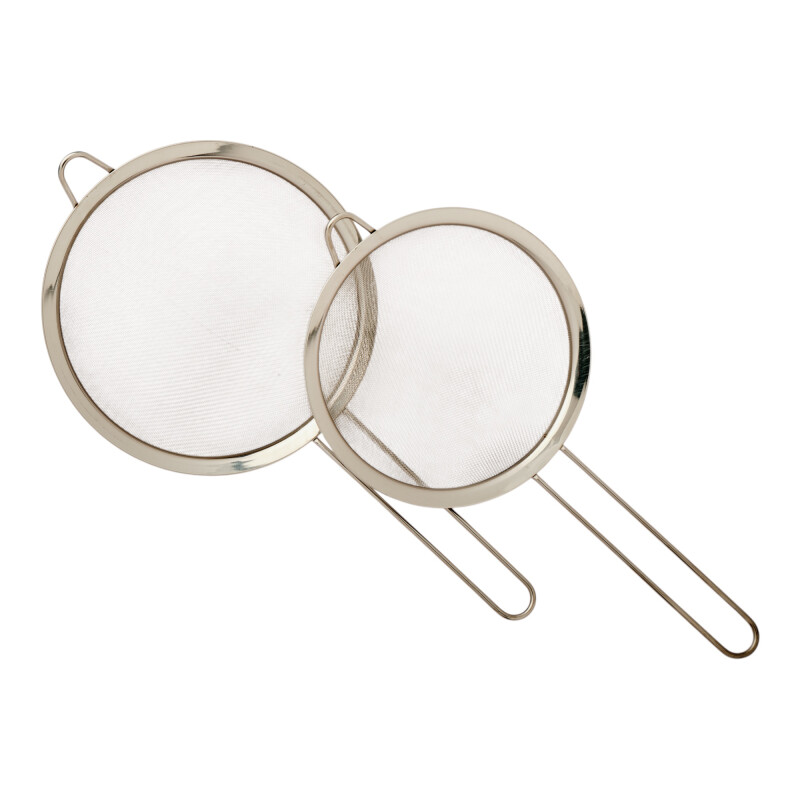 Set Coladores Cernidores 18 cm /20 cm Acero Inoxidable Sin Color