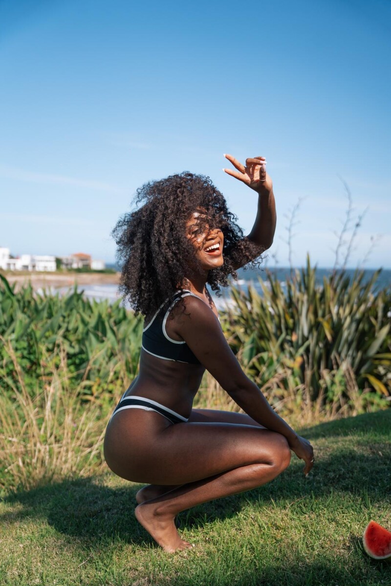 Bikini Duna BOTTOM - Negro U