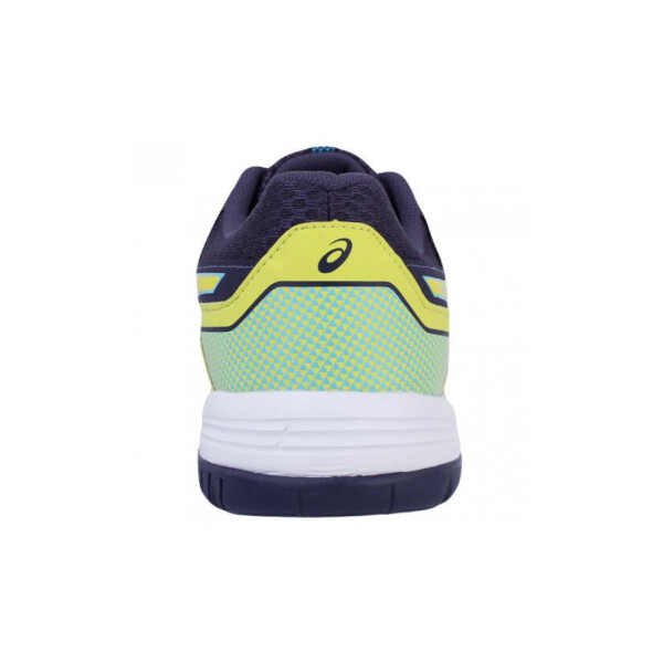 Zapatillas Championes De Tenis Deportivos Para Hombre Asics Gel-Backhand Azul, Verde y Amarillo