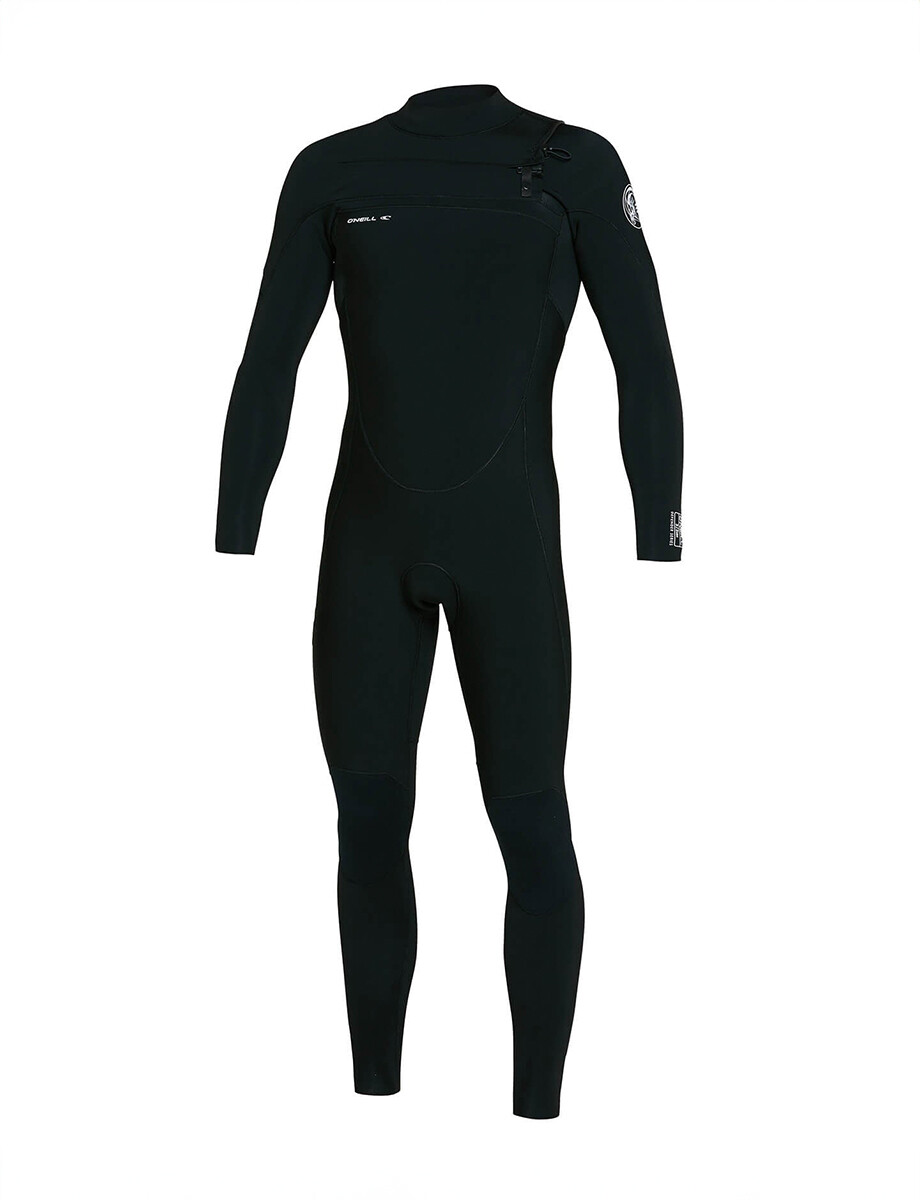 Defender Chest Zip Full Wetsuit 3/2mm Black · Manga Larga 