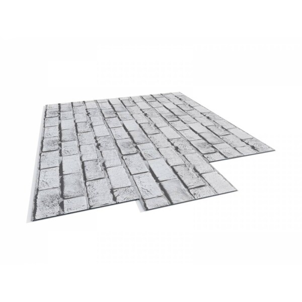 KIT PARED PVC MODELO WEISS 4,90 M2 Kit Pared Pvc Modelo Weiss 4,90 M2