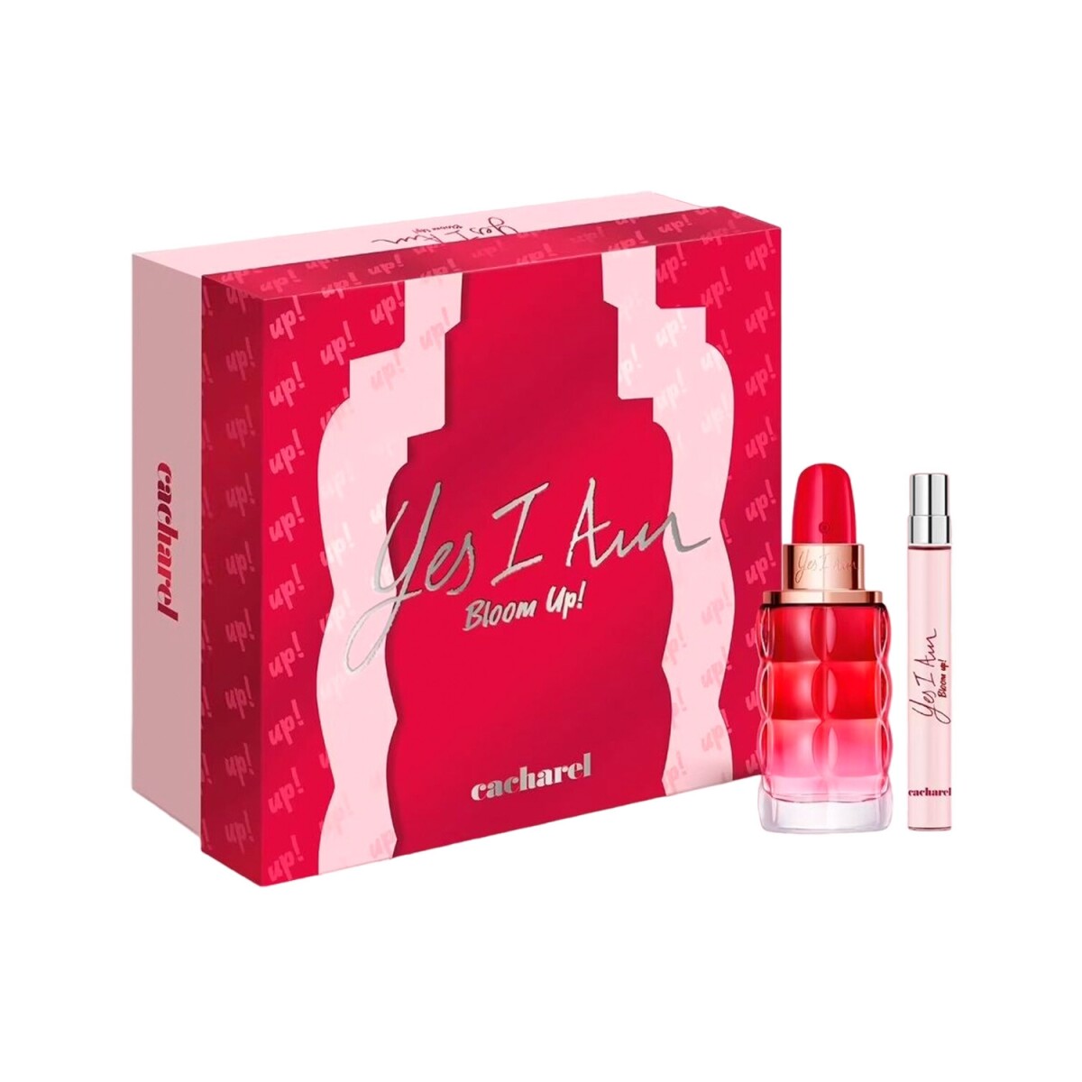 Set Perfume Cacharel Yes I Am Bloom Up! EDP 50ml + 10ml Original 