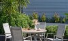 Mesa redonda de Patio Diámetro 119cm - Urbanite Beige
