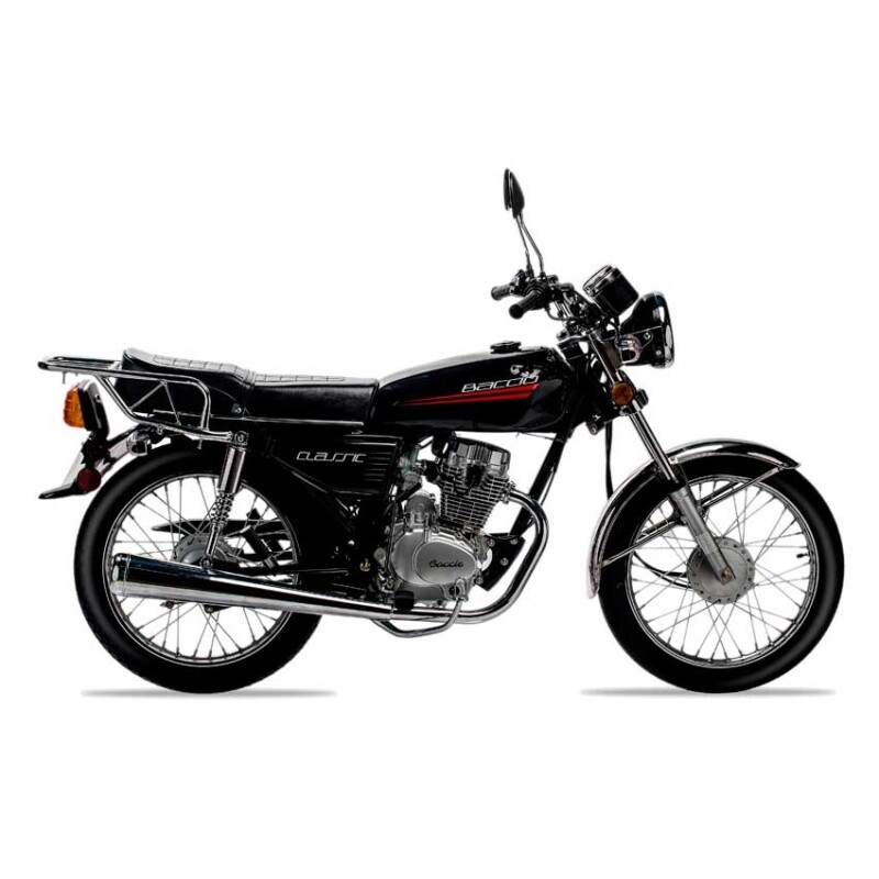 Moto Baccio Calle Classic 125cc Rayos M/v ( Freno Tambor ) Negro