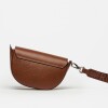 Bandolera The Circle En Cuero Graneado Tabaco