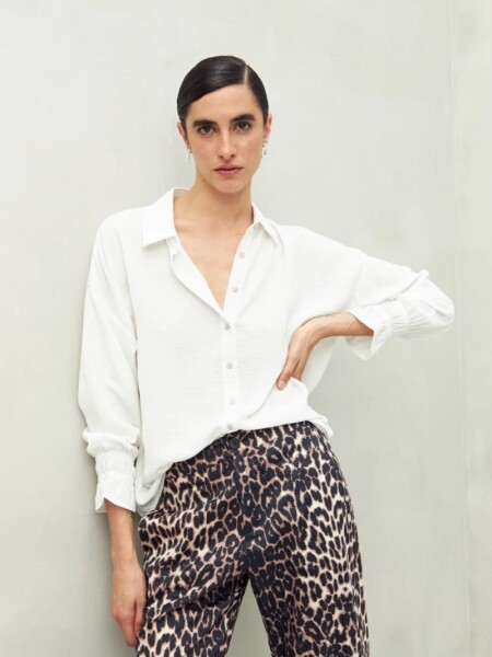 CAMISA D.CASSIN BURBUJA BLANCO