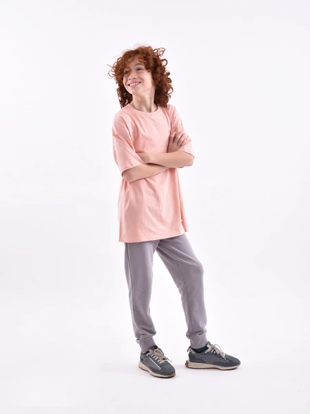 REMERA NACHO TEEN CORAL
