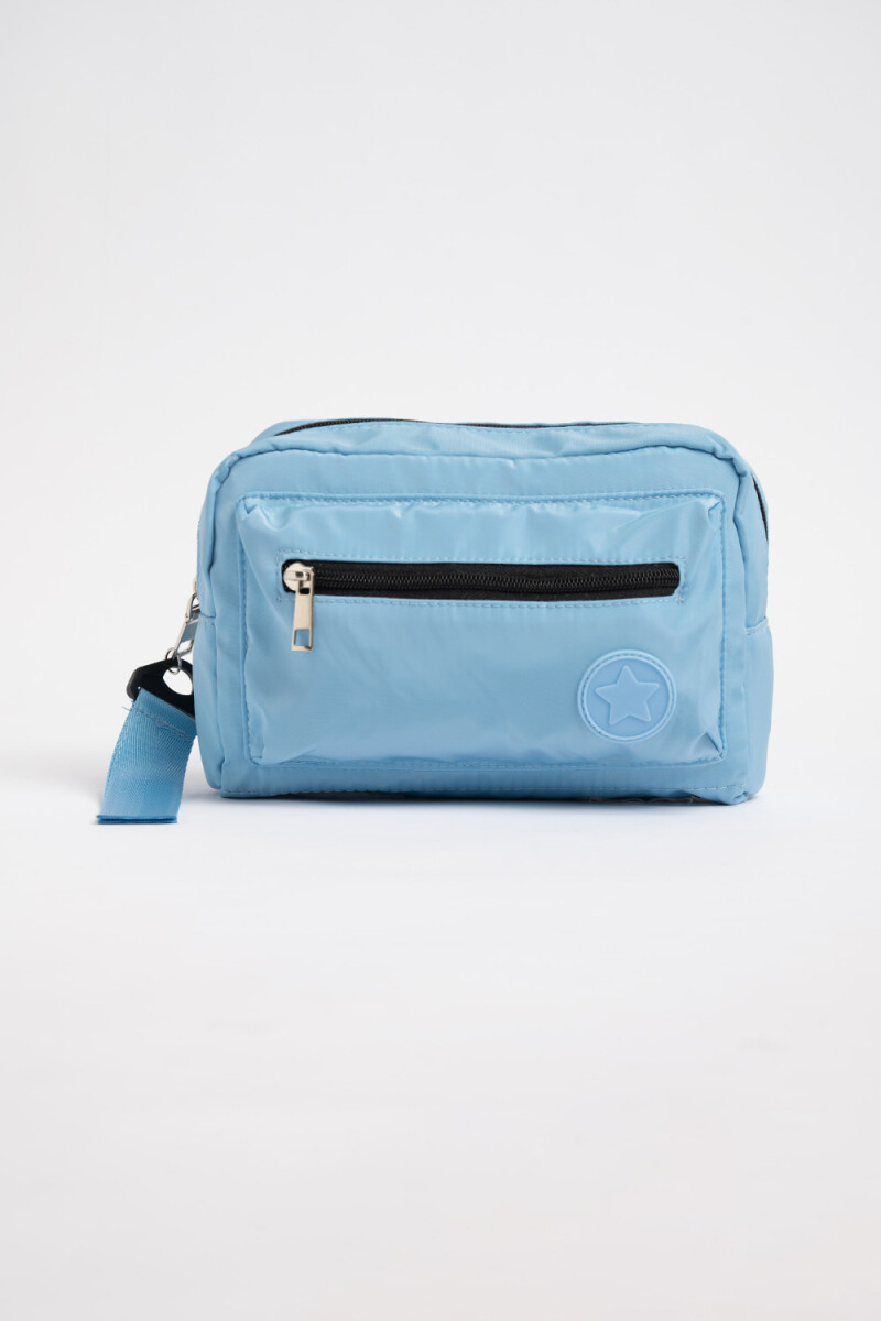 Necessaire con bolsillo Celeste