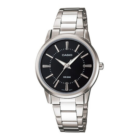 Reloj Casio Chapado En Iones Clasico Plata 0
