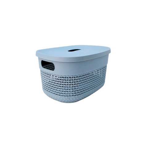 Canasto organizador c/tapa 27x22,5x15,5cm Canasto Organizador C/tapa 27x22,5x15,5cm