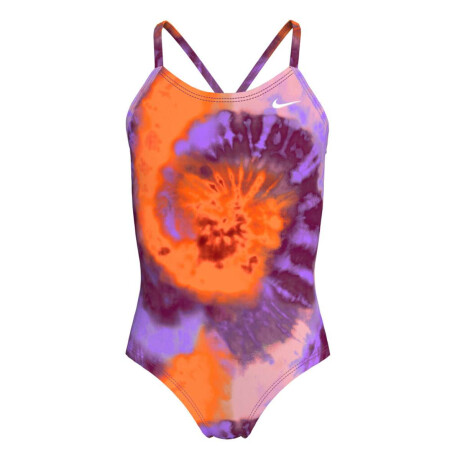 Traje De Baño Crossback One Piece de Niña Rosado