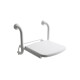 Silla Rebatible Para Ducha De Baño Reforzada Blanco Mate