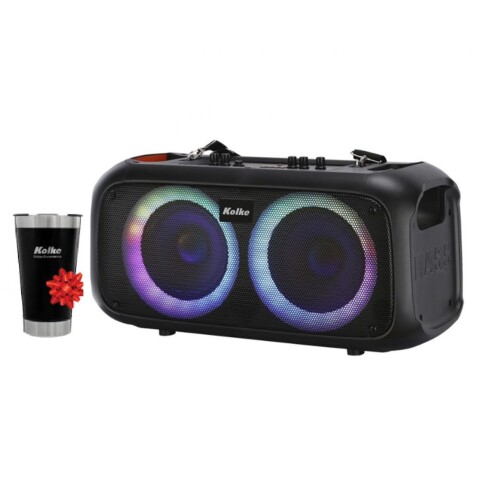 Parlante Kolke Party Dual KPB-515 Bluetooth Doble 6.5" TWS Karaoke LED Parlante Kolke Party Dual KPB-515 Bluetooth Doble 6.5" TWS Karaoke LED