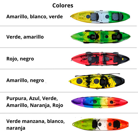 Kayak Vicking Happines III p/ 2 pers. c/acc. colores varios Kayak Vicking Happines III p/ 2 pers. c/acc. colores varios