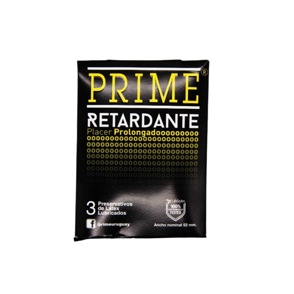 Preservativo Prime Retardante Placer Duradero 3 Uds. 