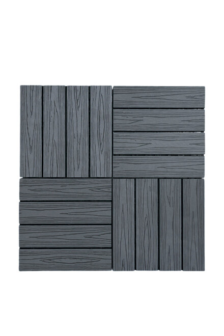 EASY DECK D303 BALDOSA EASY DECK WPC D303-I-Z LIGHT GREY 300X300X22MM