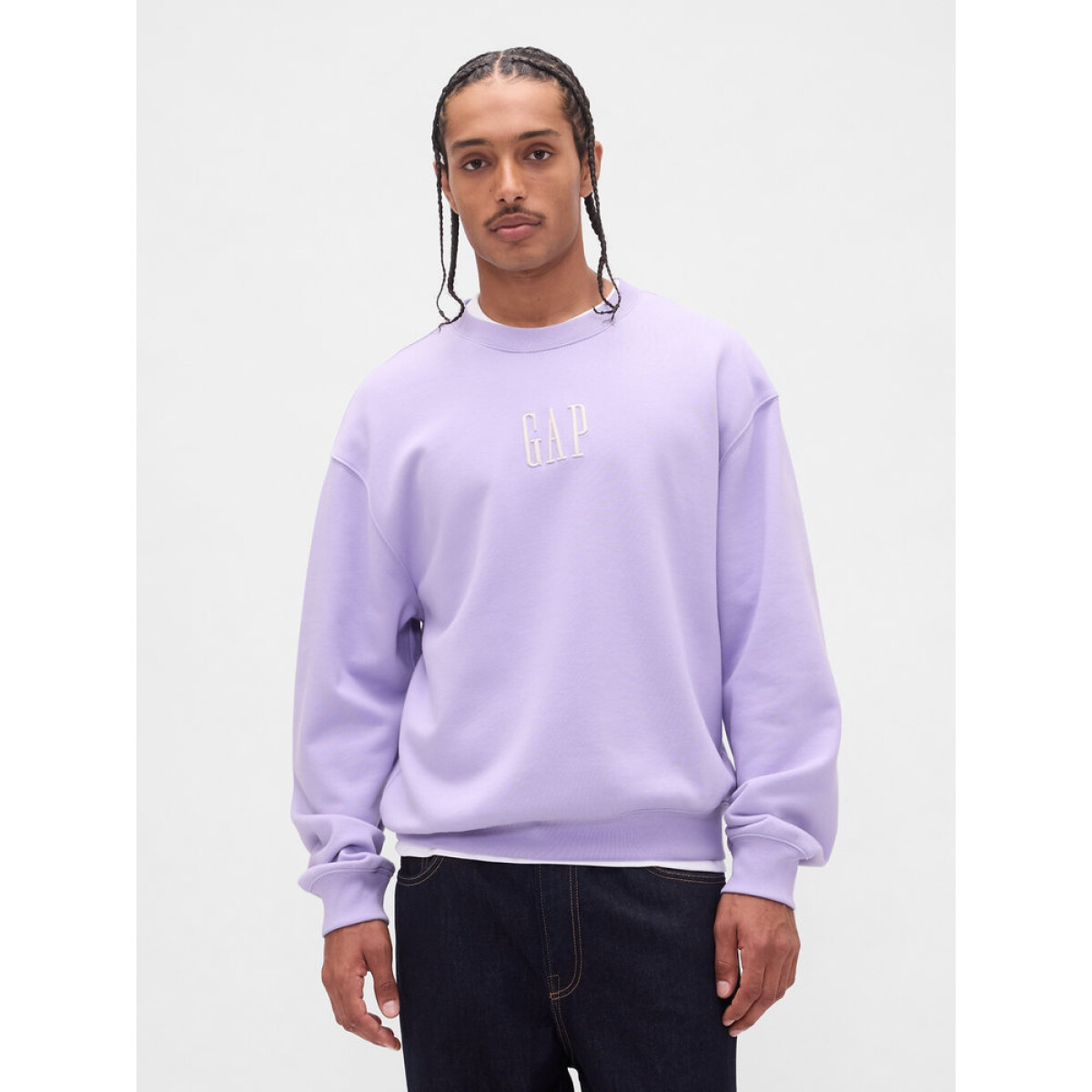 CORP LOGO CREW - ORCHID 