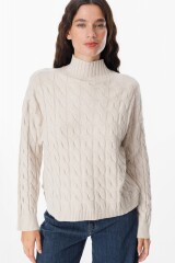 Sweater Liquen Beige