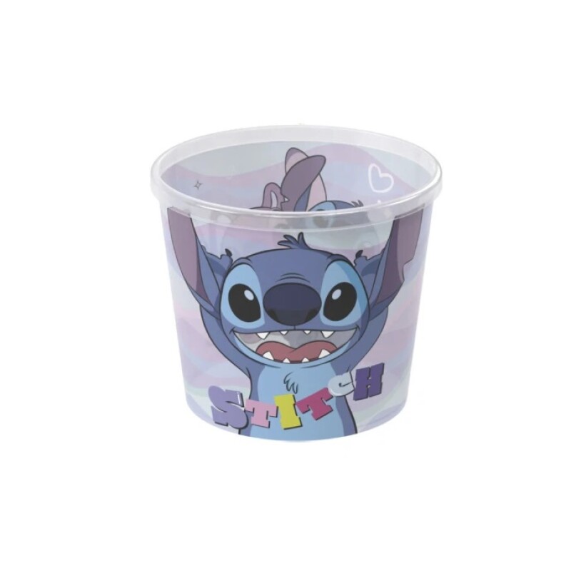 BAZAR PLASTICO BALDE POP 2.1L STITCH 15833 - BAZAR PLASTICO BALDE POP 2.1L STITCH 15833 -