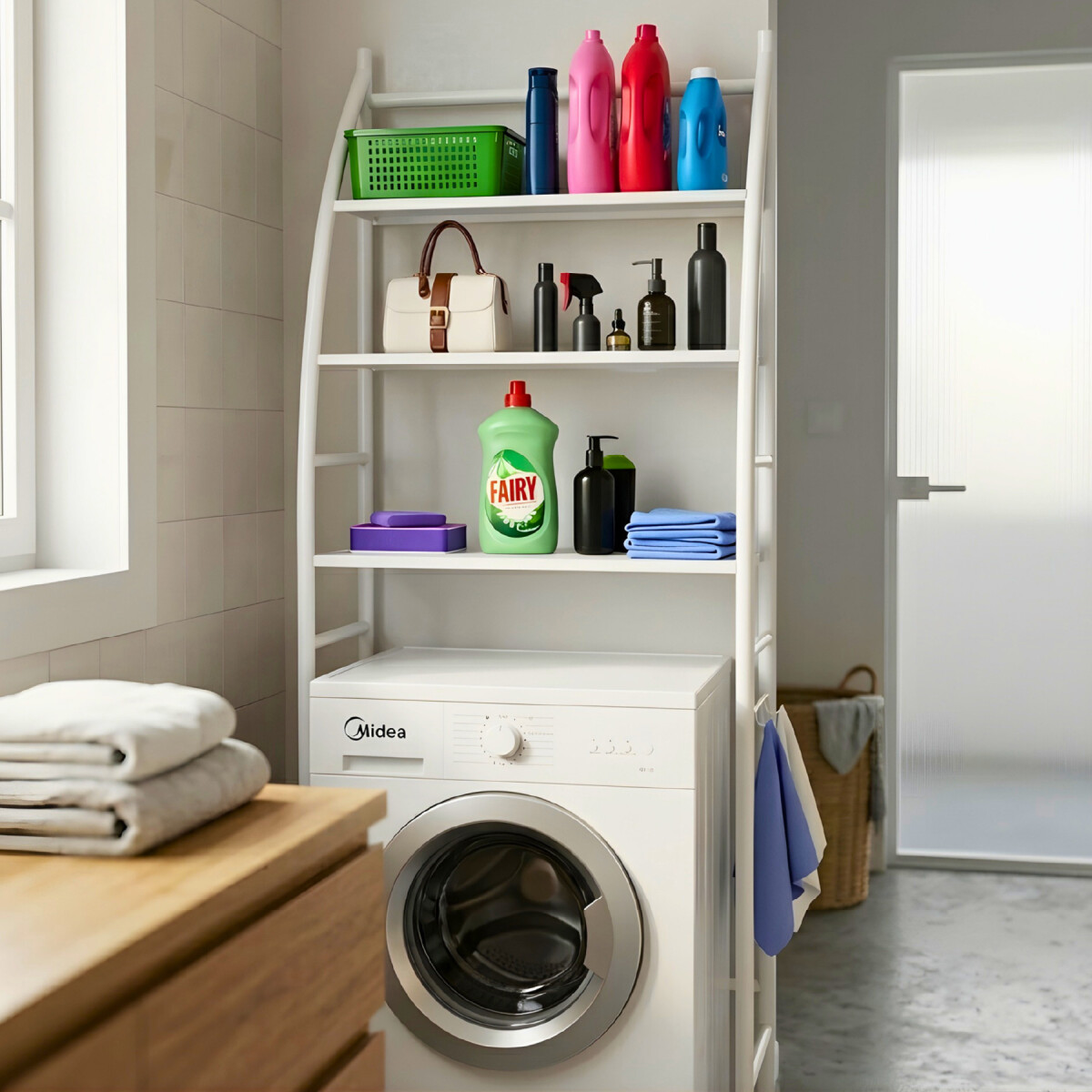 Estante Organizador Sobre Estante Multiuso Lavarropas Baño 