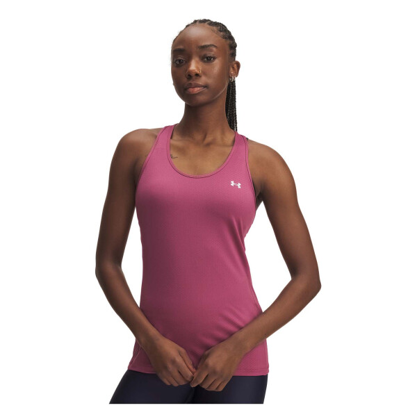 Under Armour Musculosa Tech Mesh Racer Tank Rosado-blanco