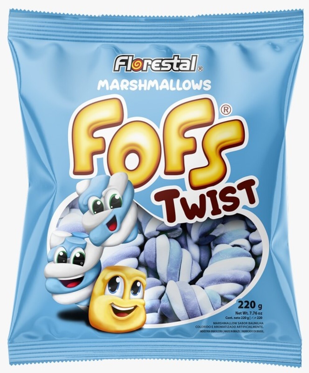 MARSHMALLOW FLORESTAL 220G CELESTE/BLANCO 