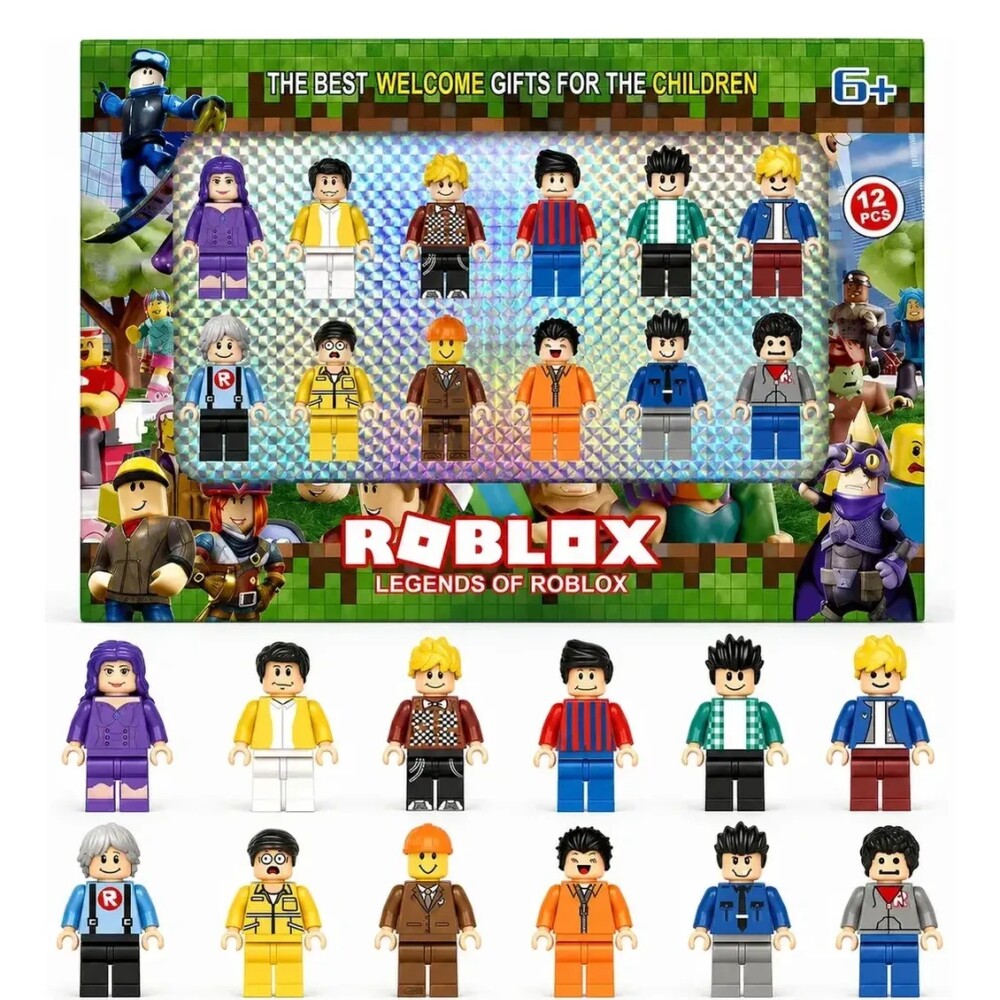 12 minifiguras lego tipo roblox 12 minifiguras lego tipo roblox