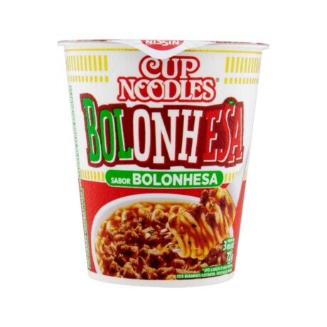 SOPA NISSIN CUP NOODLES 72G BOLOGNESA SOPA NISSIN CUP NOODLES 72G BOLOGNESA