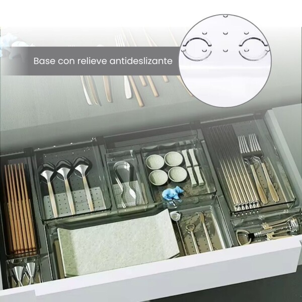 Set X 25 Organizador Contenedor Acrilico Maquillaje Apilable IMBACK Set X 25 Organizador Contenedor Acrilico Maquillaje Apilable IMBACK