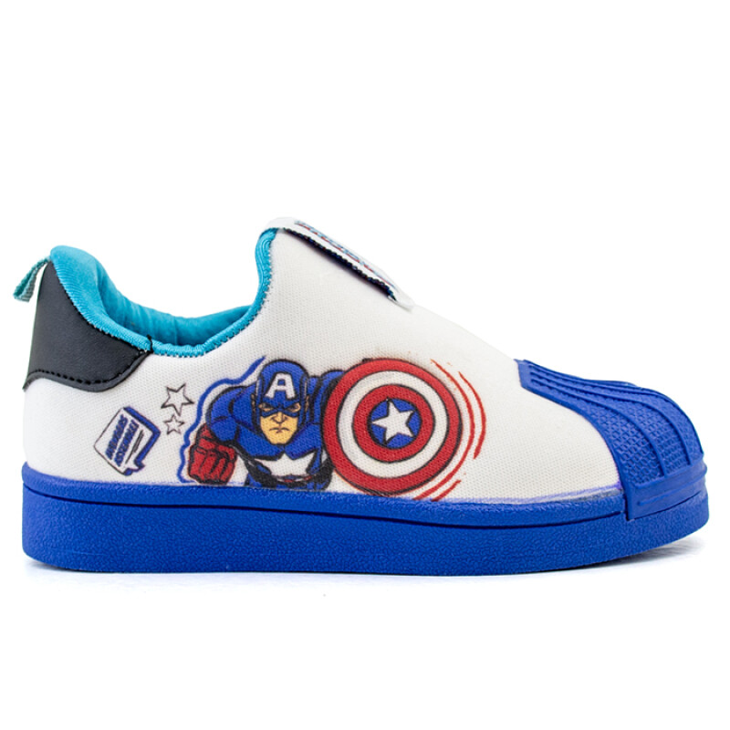 Championes Marvel Avengers de Niños - AVTCFW23101 Blanco-azul