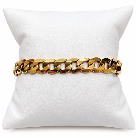 Pulsera groumet en Oro 10kt Pulsera groumet en Oro 10kt
