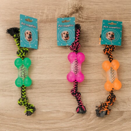 JUGUETE PARA MASCOTA CON HUESO JUGUETE PARA MASCOTA CON HUESO