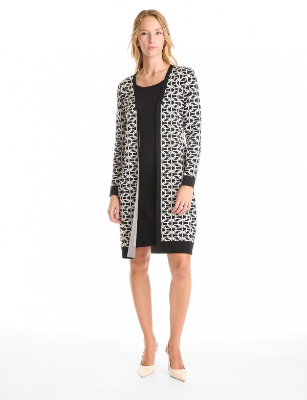 Vestido Twofold NEGRO/BLANCO