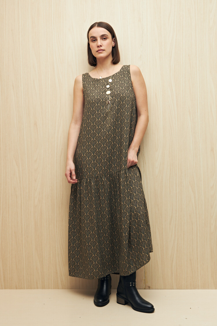 VESTIDO IRAZÚ Caqui