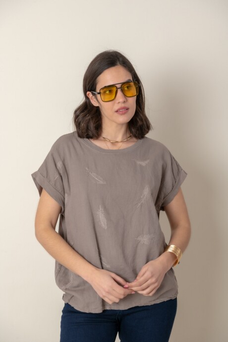 BLUSA LEDA Visón