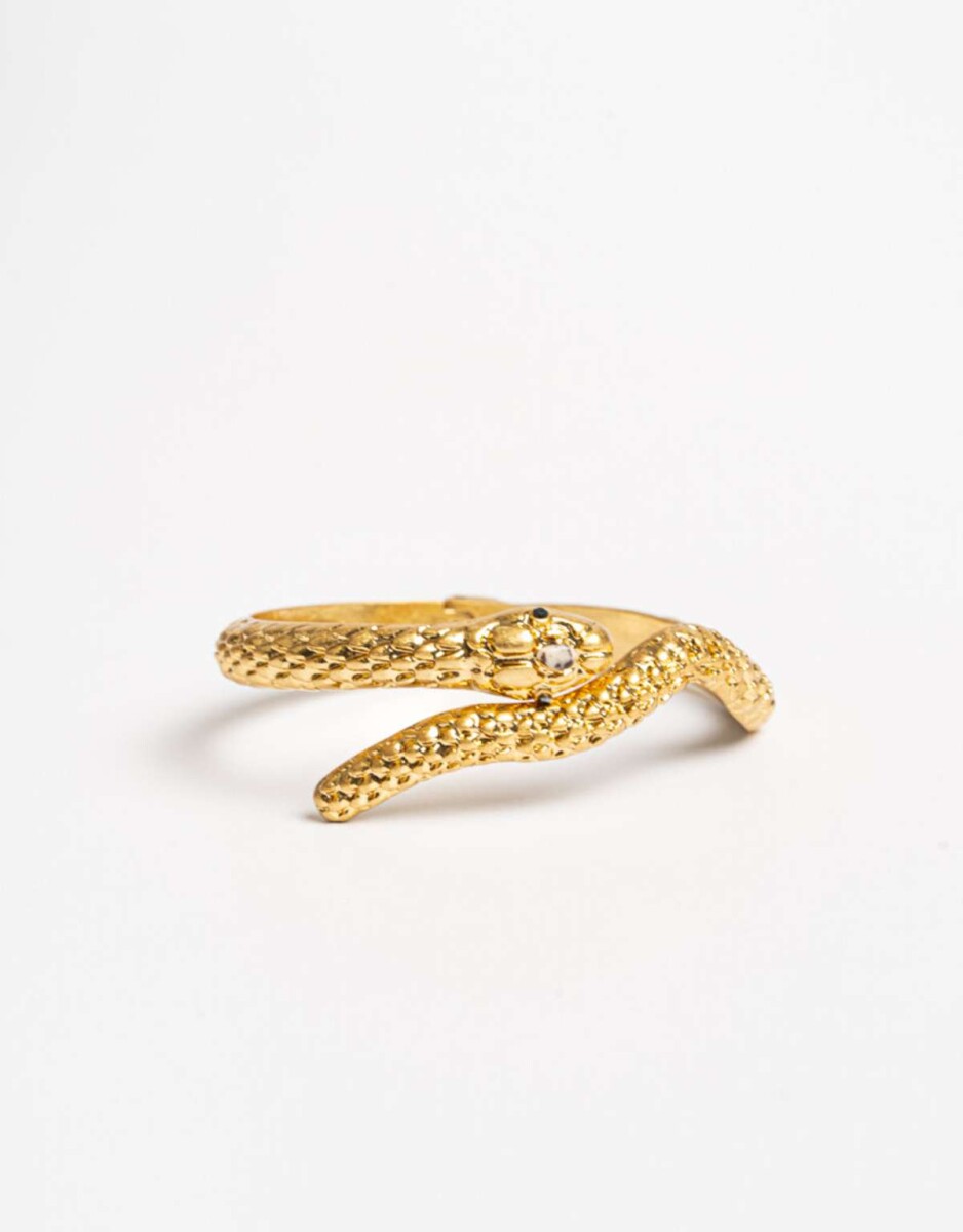 Brazalete Metal Snake - Dorado Oro Amarillo 