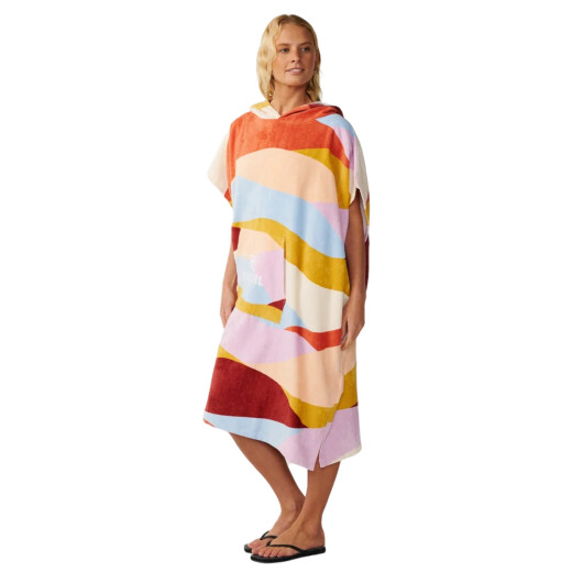 Poncho Playa Rip Curl Mixed Hooded - Multicolor Poncho Playa Rip Curl Mixed Hooded - Multicolor