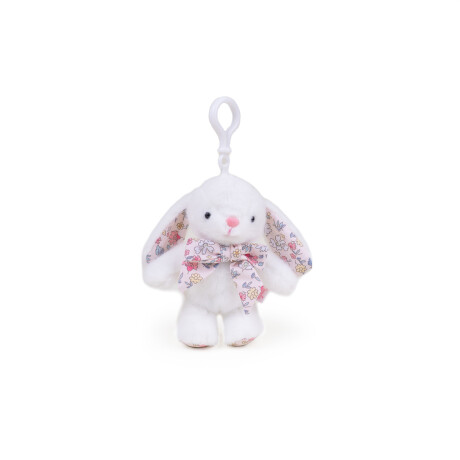 Llavero bunny plush blanco