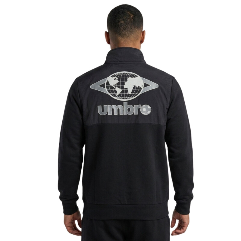 Buzo Umbro Medio Cierre District Hombre 20103715 Negro