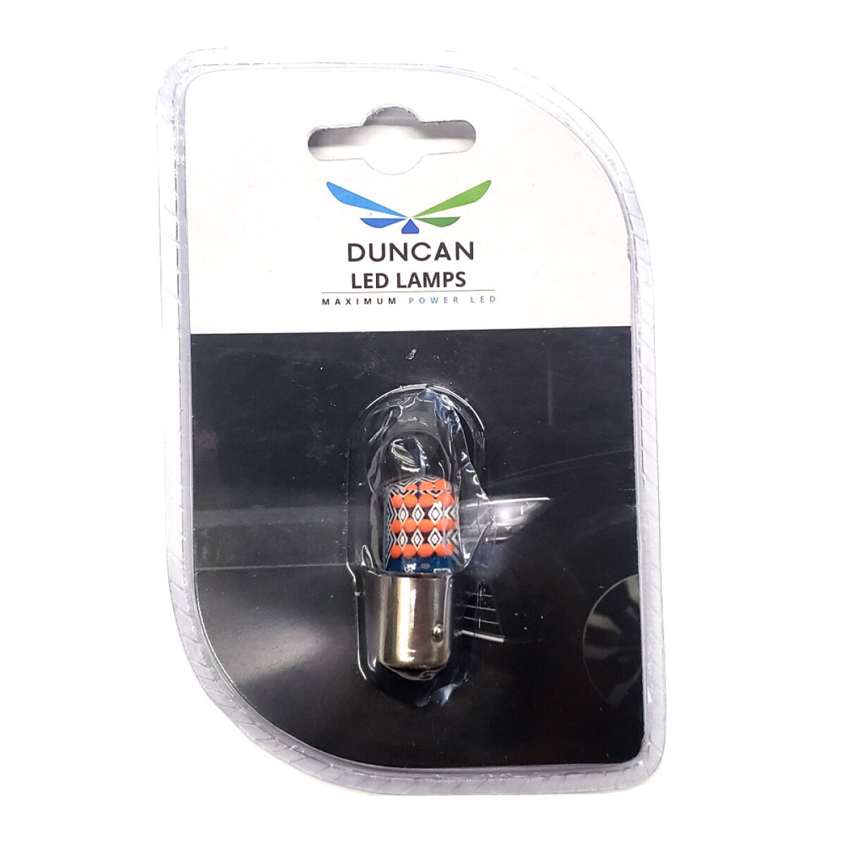 LAMPARA - 1157 COB FLASH 12V BAY15D ROJO BLISTER X1 DUNCAN 