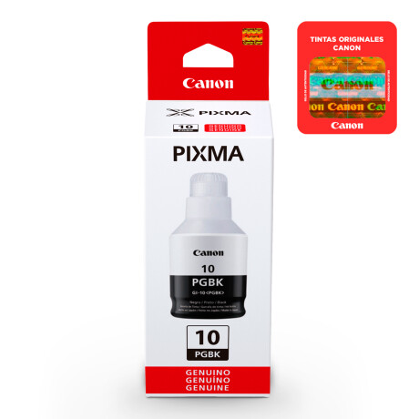Botella De Tinta Canon Negro GI-10 Pgbk 170ml 001