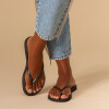 Sandalias Havaianas Slim Gloss Mujer Negro/plata/negro