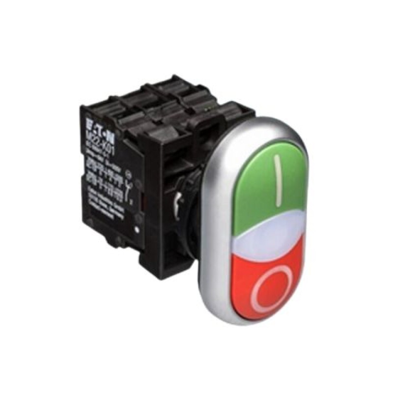 CABEZAL DE PULSADOR DOBLE C/ SEÑALIZADOR LED SERIE TITAN - EATON CABEZAL DE PULSADOR DOBLE C/ SEÑALIZADOR LED SERIE TITAN - EATON
