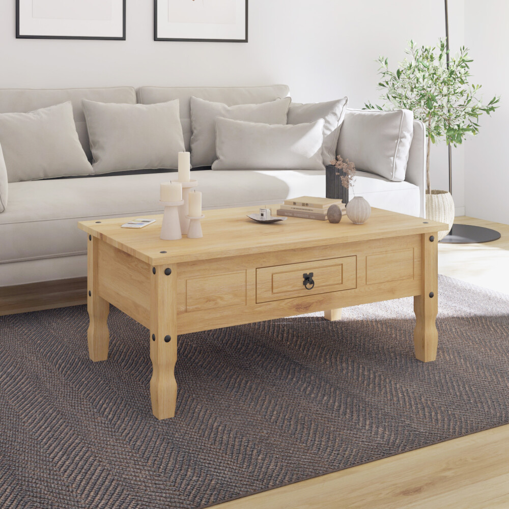 Mesa de Centro - Linea Mexicana - 100x60cm Natural